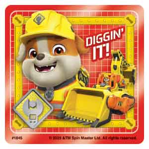 Rubble & Crew - Diggin' It Foil Stickers